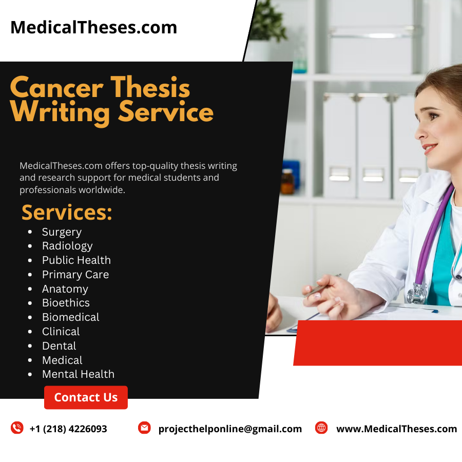 Cancer Thesis Writing Service